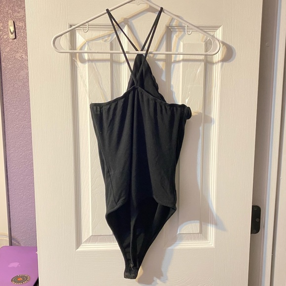 Fashion Nova black halter bodysuit - Picture 10 of 11